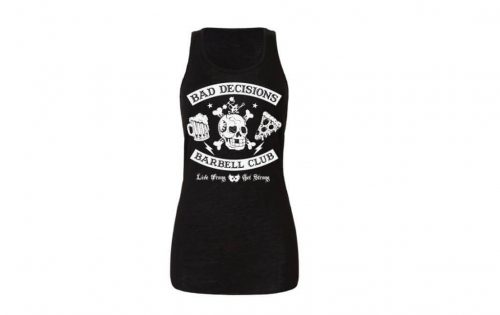 Bad Decisions Barbell Club Womens Tank