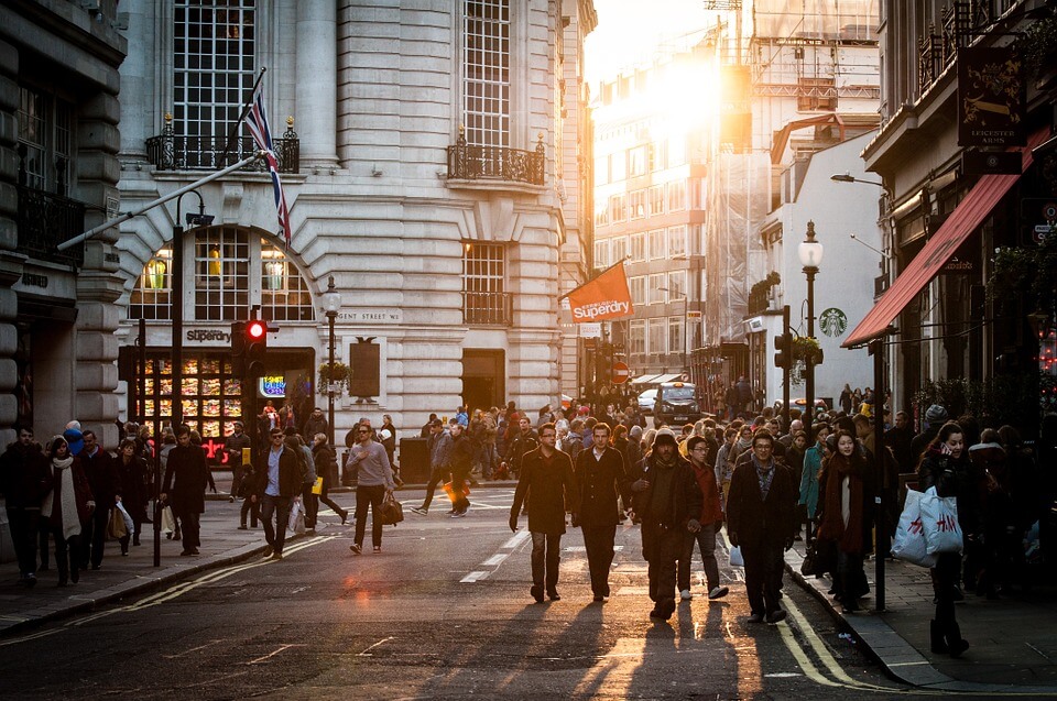 people walking