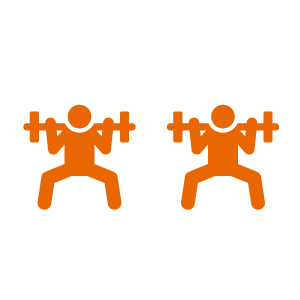 two lifters icon