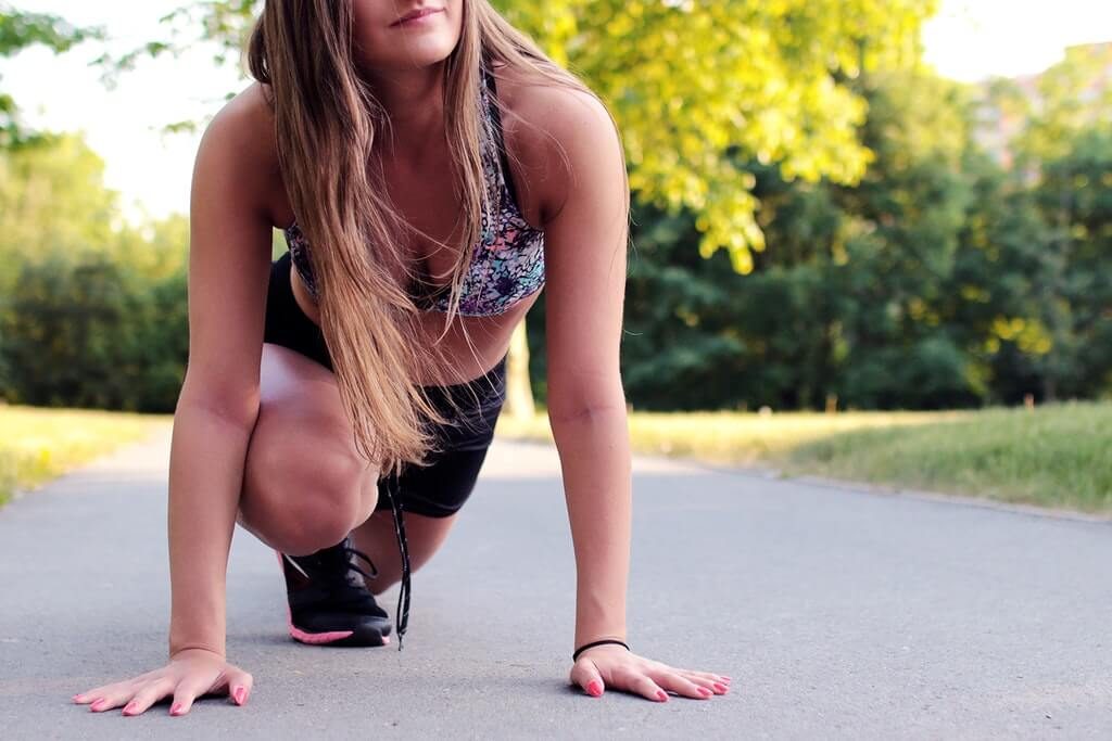 woman ready for workout